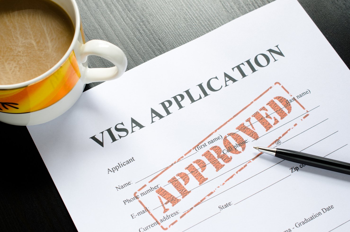 visa application - approved